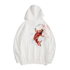 KH9197 Red Koi Embroidery Hoodie