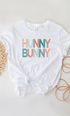 Multicolor Hunny Bunny PLUS SIZE Graphic Tee T-Shirt
