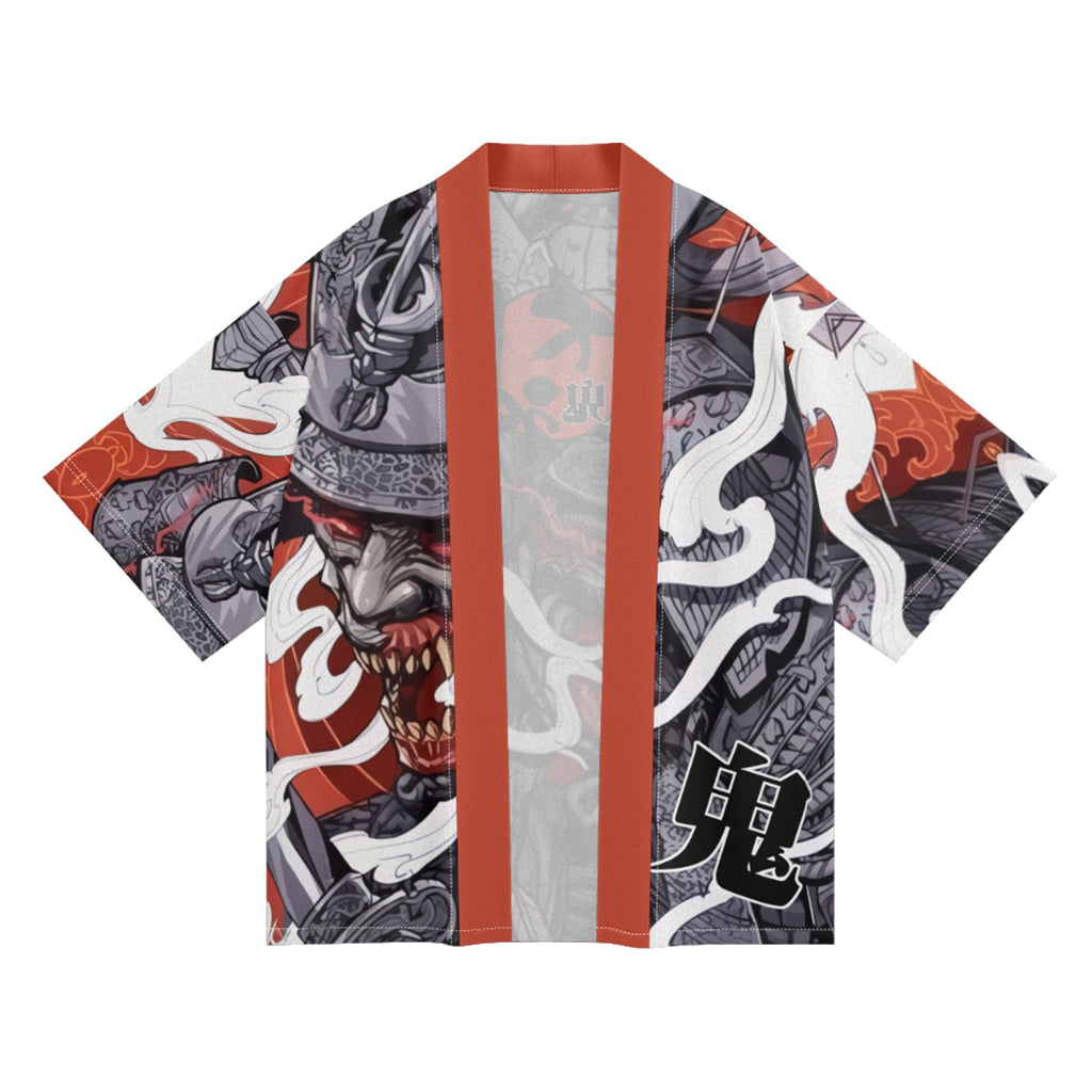 K19 Red Samurai Kimono