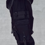 IBP440 Matte Black Paratrooper Joggers
