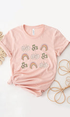 Lucky Dice Clover n Rainbow PLUS SIZE Graphic Tee T-Shirt
