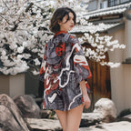 K19 Red Samurai Kimono