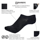Invisible No Show Bamboo Rayon Socks