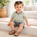 Banana Split Bamboo T-Shirt & Cotton Shorts Set for Boys