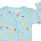 Miami Vice Fruit Smoothie Zippered Romper