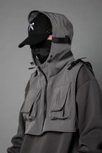 HiH34 Grey Tech Guard Hoodie