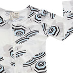 Amalfi Coast Beach Umbrella Black and White Zippered Romper