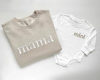 Mama and Mini Matching Outfits | Embroidered Mommy and Me Sweatshirts