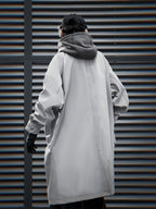 HiJ36 Grey Urban Trench Coat