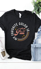 My Favorite Color is Fall PLUS Graphic Tee T-Shirt