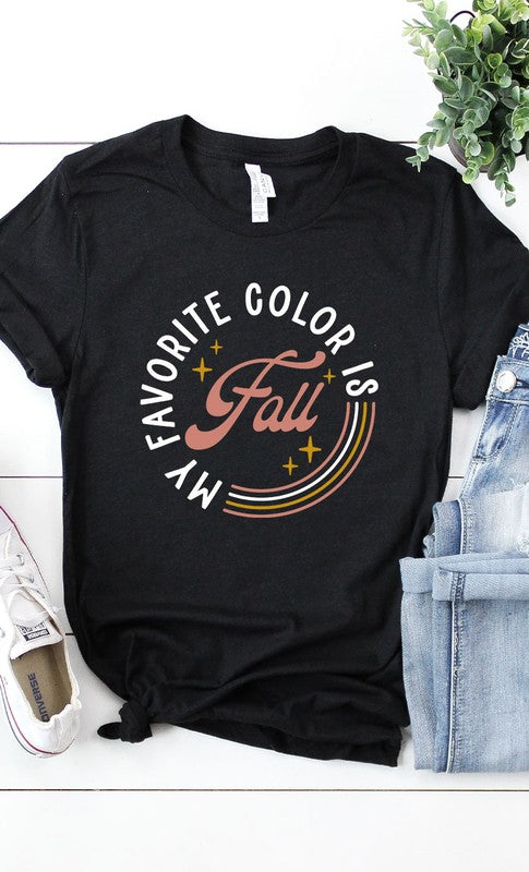 My Favorite Color is Fall PLUS Graphic Tee T-Shirt