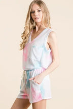 Women's Loungewear Set Knit Loungewear Set - Tie Dye Soft & Comfy - Women's Two Piece