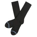 Black Casual Crew Socks
