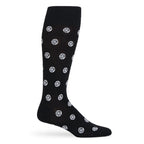 Black Sip Dots Dress Socks