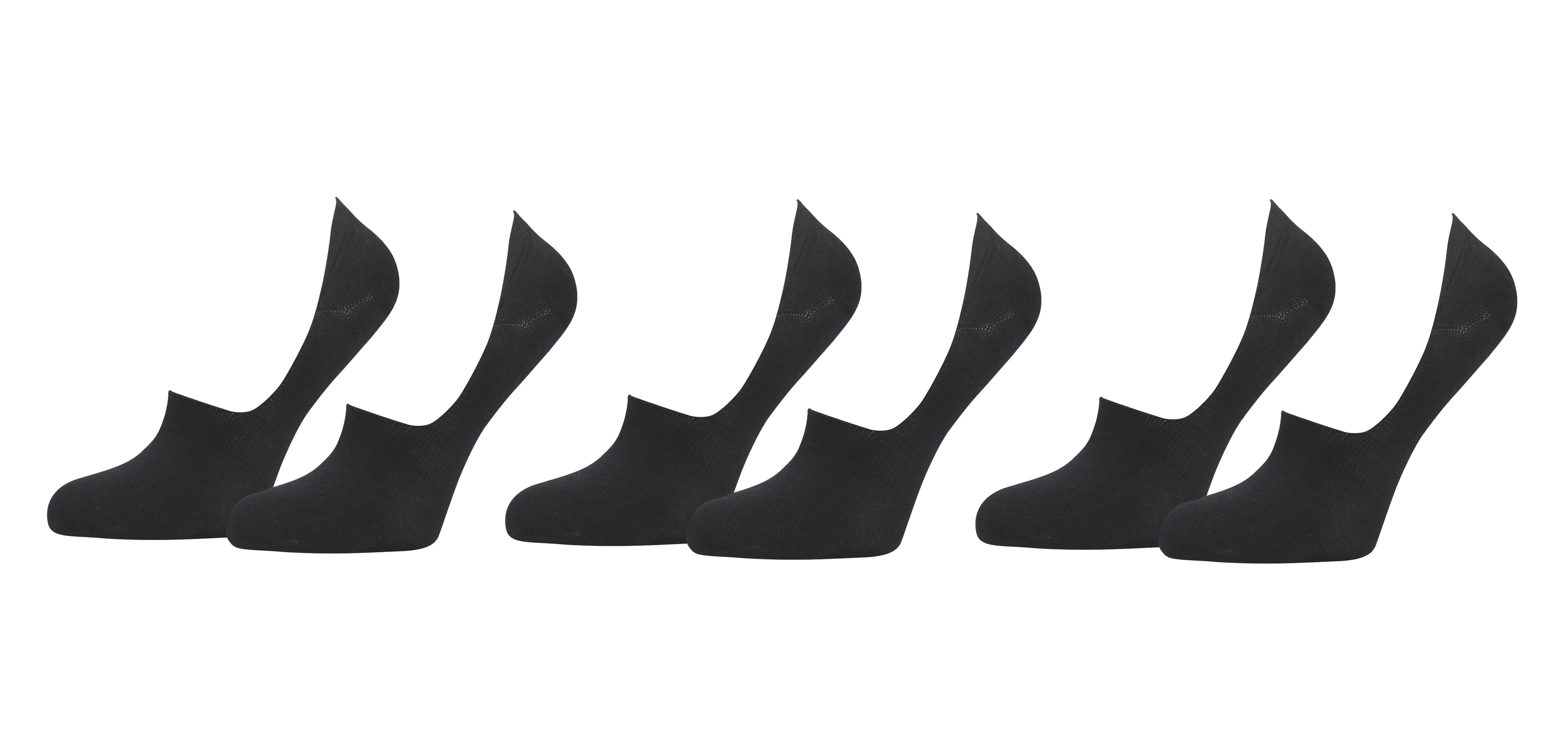 tittimitti® 98% Organic Cotton Men's No-Show, Low-Cut Socks (3-Pack)