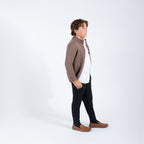Mocha Zipper Sweater