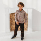 Brushed Gingham Check Boys Shirt