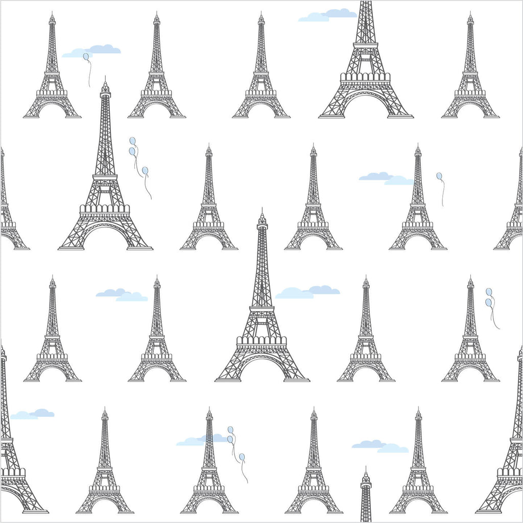 Paris Eiffel Tower Zippered Romper