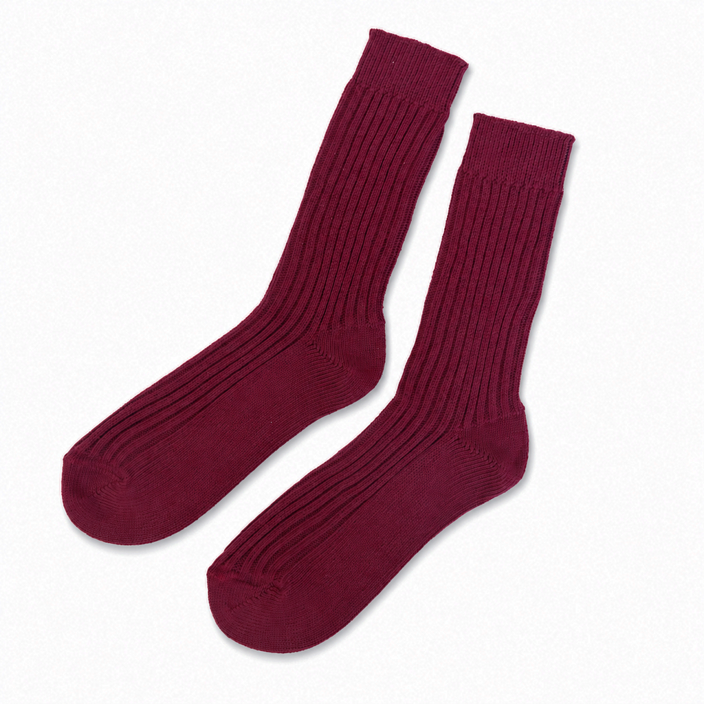 tittimitti® 100% Organic Cotton Men's Boot Socks. 1 Pair. Made in Italy.