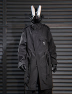 HiJ38 I-Tech Anorak Trench Coat
