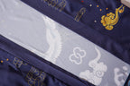 YC6316 Purple Cranes Kimono