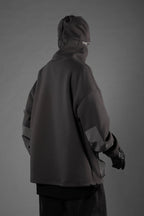 HiH33 Grey Utility Hoodie