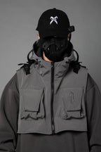 HiH34 Grey Tech Guard Hoodie