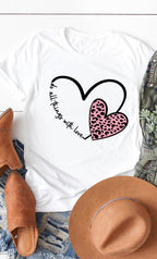 Do All Things With Love Graphic Tee T-Shirt