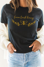 Farm Fresh Honey Bee Decor Graphic Tee