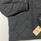 Levi's Men's Quilted Black Jacket with Front Pockets