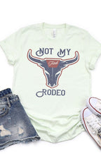 Vintage Not My First Rodeo Graphic Tee T-Shirt PLUS