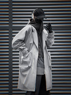 HiJ36 Grey Urban Trench Coat