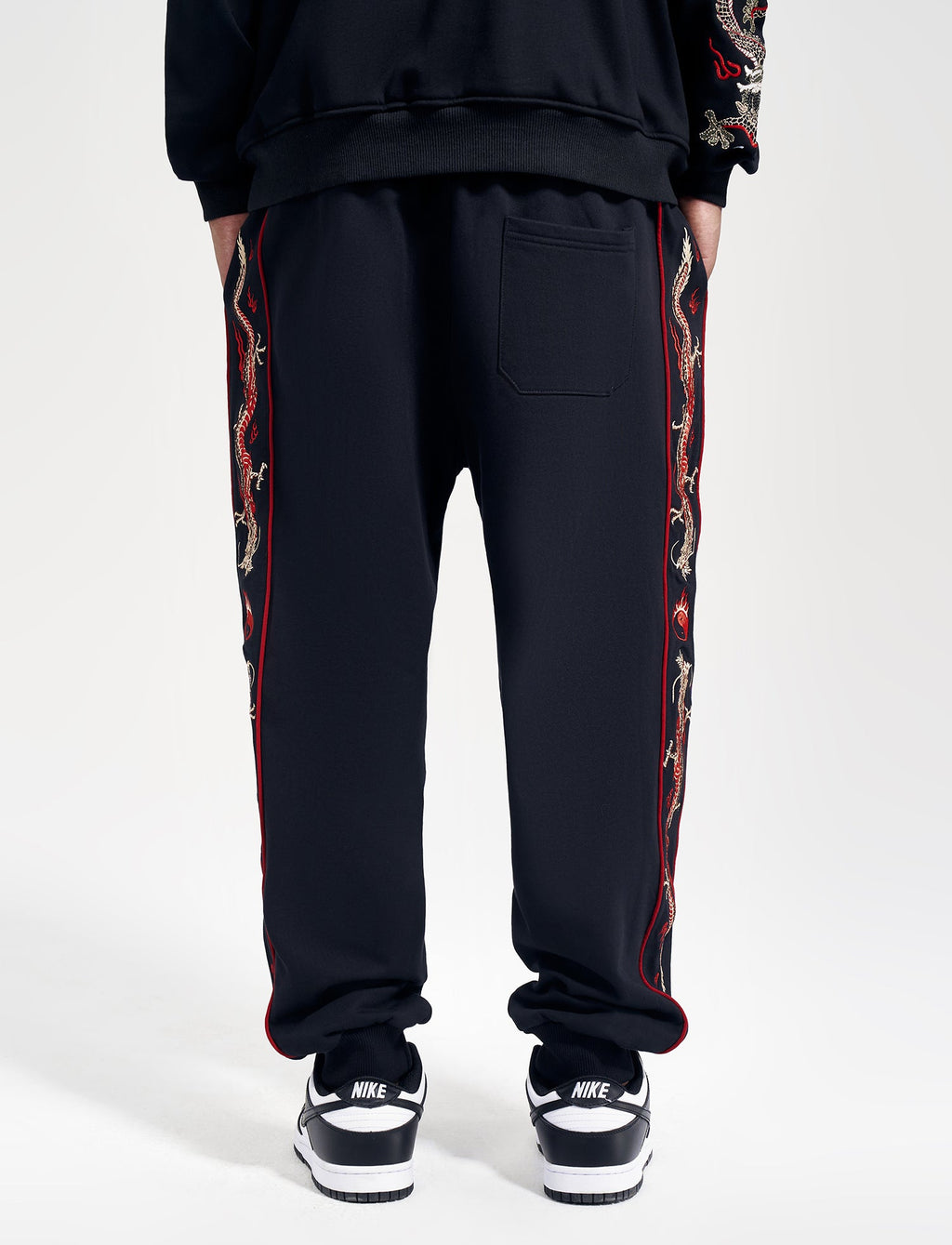 KH7061 Dragon Embroidery Joggers
