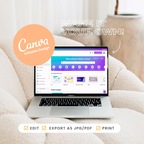 60th Birthday Photo Collage Template – Canva Editable, Digital Download