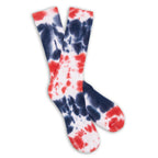 Casual Crew Navy/Red Tie-Dye