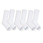 Casual White Crew Socks 6-Pack