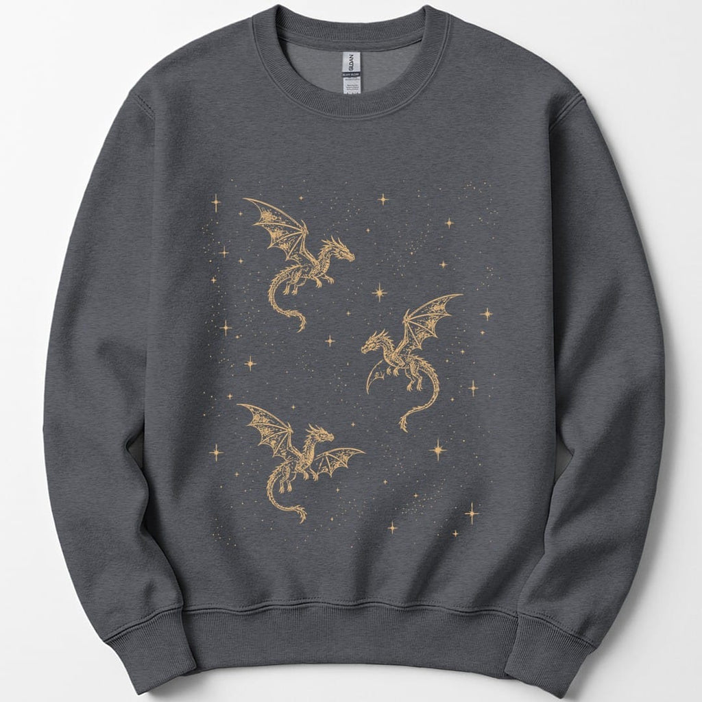 Celestial Dragons and Stars Sweatshirt
