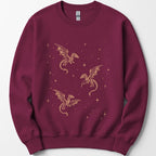 Celestial Dragons and Stars Sweatshirt