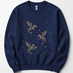 Celestial Dragons and Stars Sweatshirt