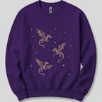 Celestial Dragons and Stars Sweatshirt