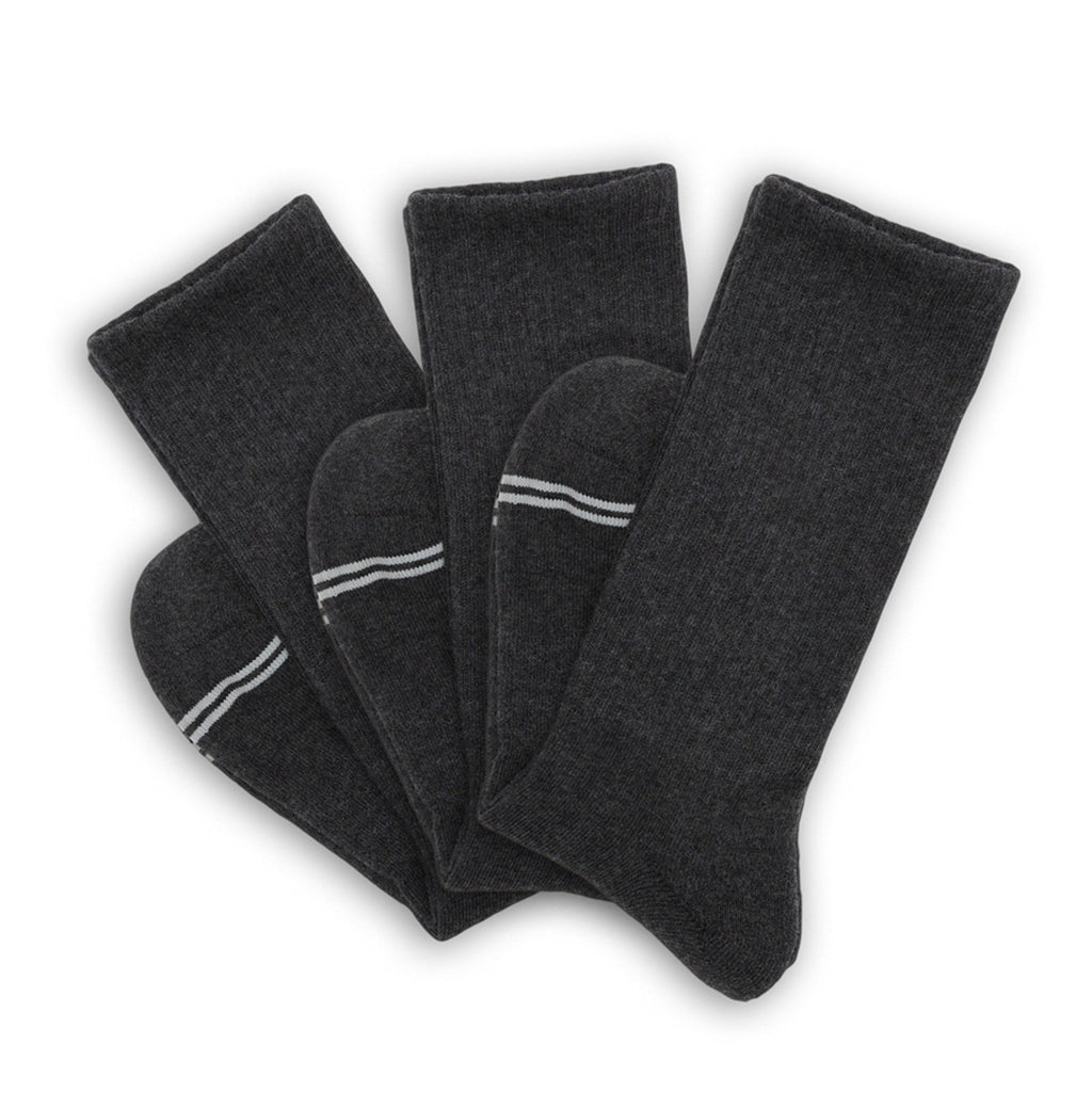Charcoal Casual Crew 3-Pack