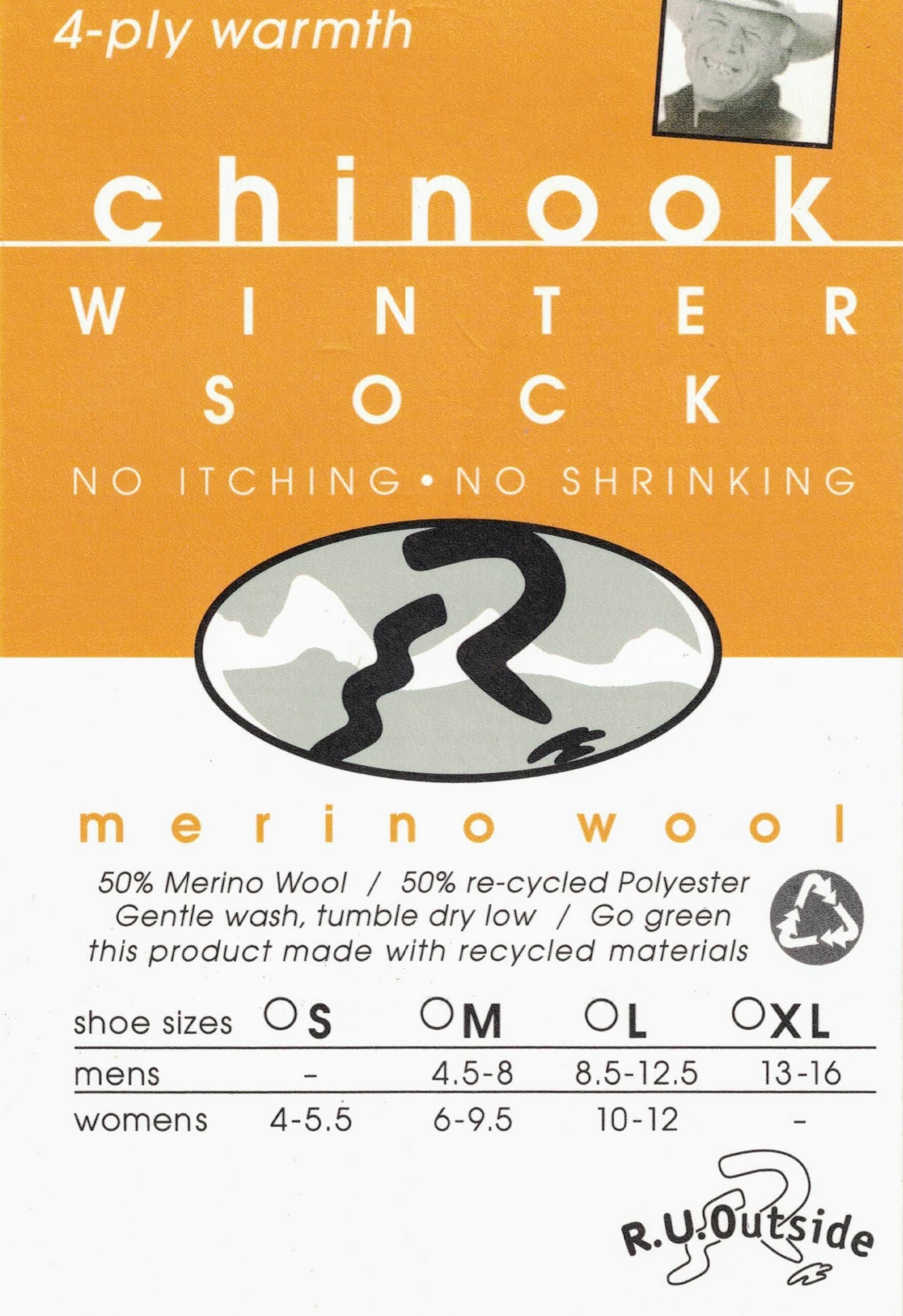 Bill Townsend Chinook Winter Sock