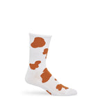 CiderOrange Cow Print Casual Socks