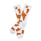 CiderOrange Cow Print Casual Socks