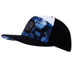 **ADULT** Color Vibes Hat - Flat Bill - Artist Storm - Black / White - Laser Mesh