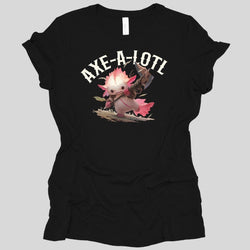 Axe-A-Lotl Funny Axolotl D&D Women's T-shirt