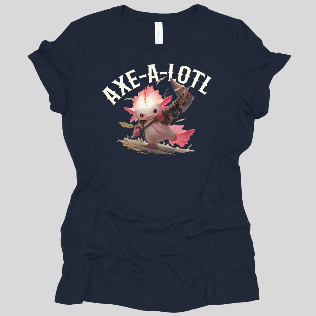 Axe-A-Lotl Funny Axolotl D&D Women's T-shirt
