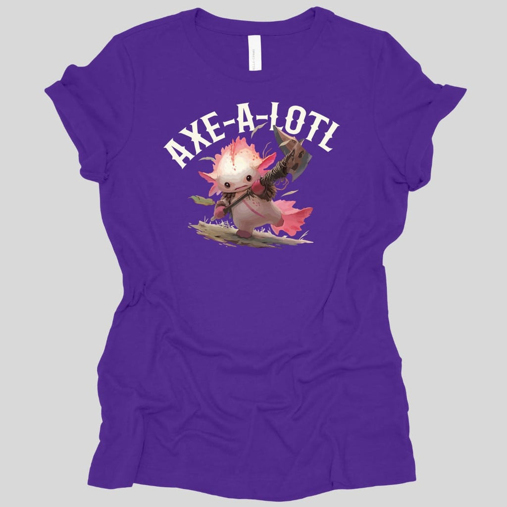 Axe-A-Lotl Funny Axolotl D&D Women's T-shirt