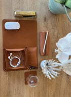 Square Coasters  (Set of 4 with Holder)
