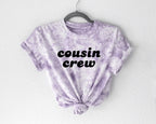 Custom Cousin Crew Tie Dye Tees and Bodysuits